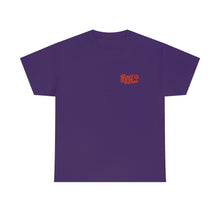 Load image into Gallery viewer, Roll The Bones T-Shirt, Purple, Font View