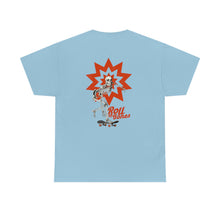 Load image into Gallery viewer, Roll The Bones T-Shirt, Light Blue, Back View