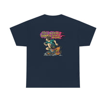 Load image into Gallery viewer, Blades of Glory Tee, Navy Blue, Back View
