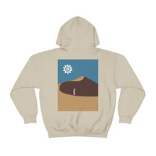 Load image into Gallery viewer, Dune Sea Hoodie, Sand Color, Back View
