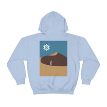 Load image into Gallery viewer, Dune Sea Hoodie, Light Blue, Back View
