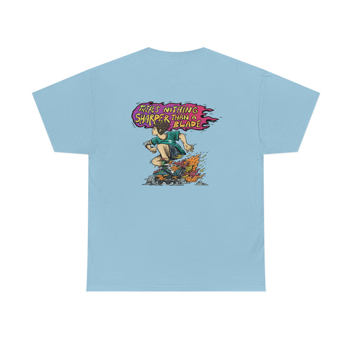 Blades of Glory Tee, Light Blue, Front View