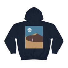 Load image into Gallery viewer, Dune Sea Hoodie, Navy Blue, Back View
