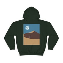 Load image into Gallery viewer, Dune Sea Hoodie, Forest Green, Back View
